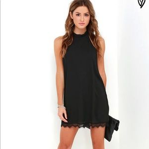 Lulus Such Admiration Black Lace Dress